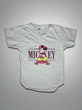 Vintage 90s Disney Mickey Mouse Sleep Shirt Jersey Tee Large